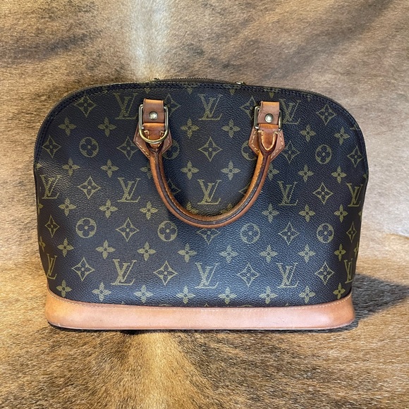 Louis Vuitton LV Hand Bag Alma Brown Monogram - Picture 4 of 8